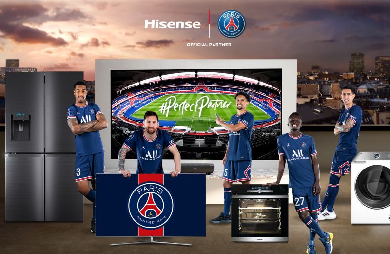 Hisense ve fotbalovém klubu Paris Saint-Germain